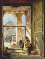 La puerta de la Gran Mezquita Omeya Damasco Gustav Bauernfeind judío orientalista